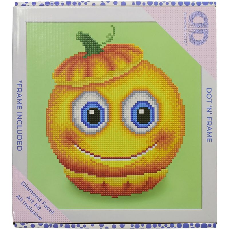 Diamond Dotz Diamond Embroidery Facet Art Kit 10.2"X9"-Sweet Pumpkin W/Frame