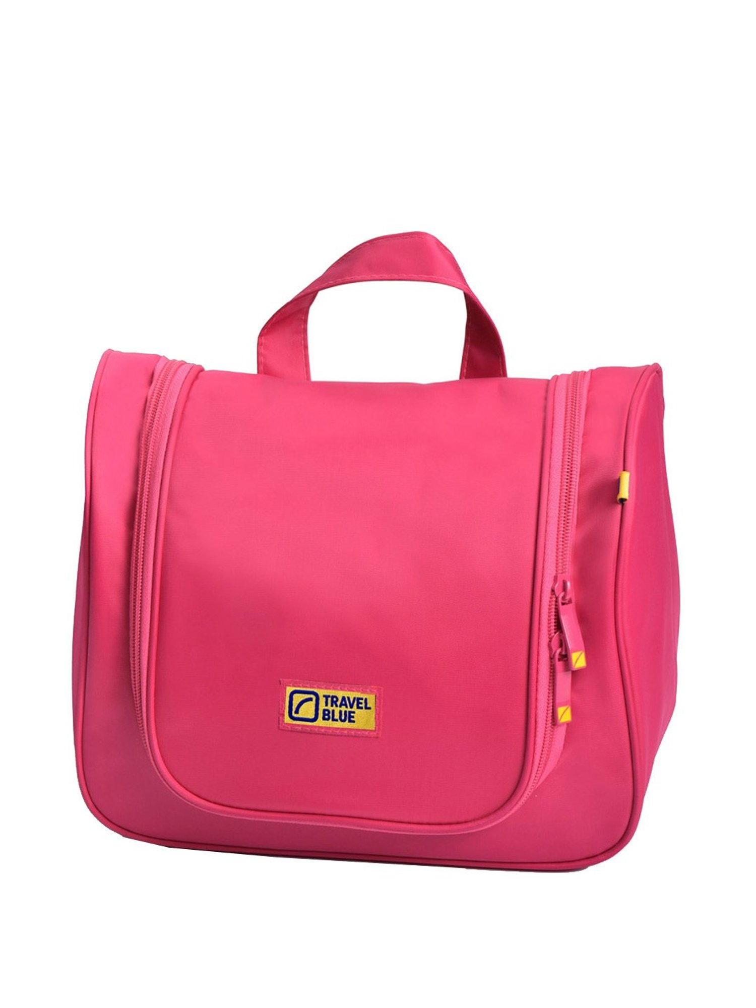 Travel Blue Pink Solid Toiletry Pouch
