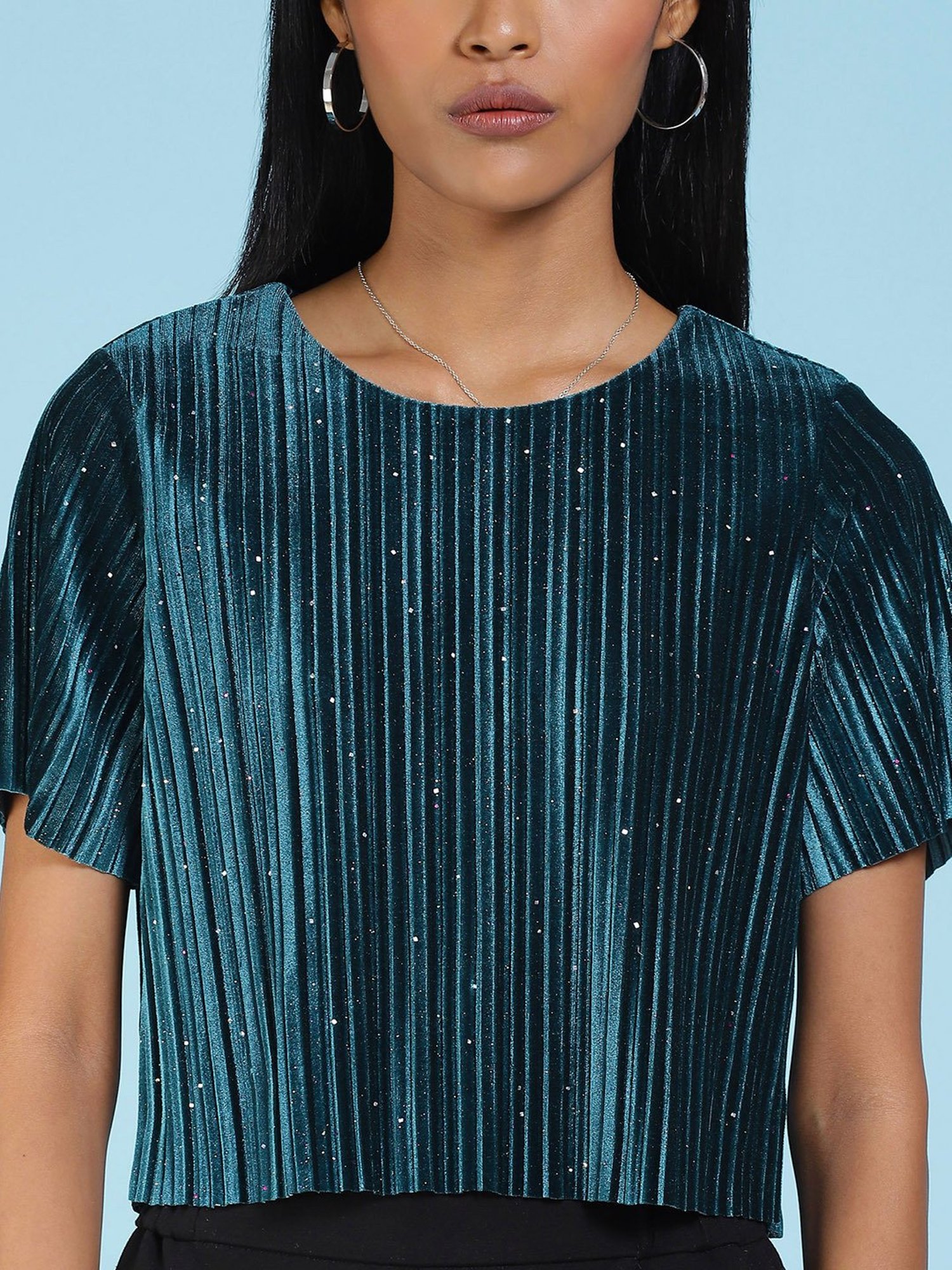 Label Ritu Kumar Teal Top