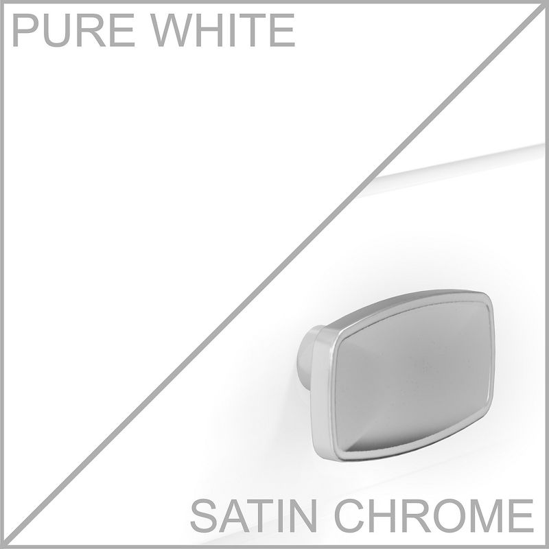 Broadview Computer Desk With Open Storage And Desktop Organizer Pure White - Bush Furniture