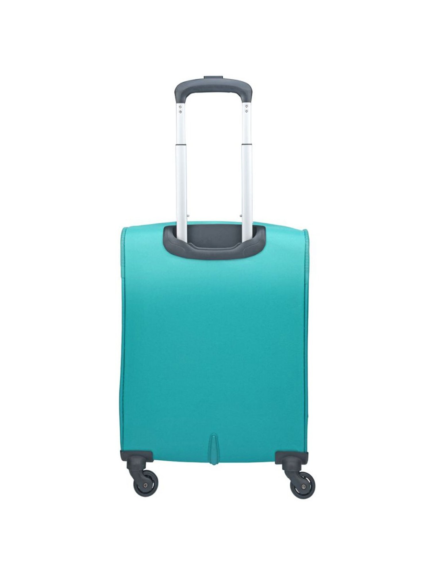 Aristocrat Evolve Teal Blue Solid Soft Cabin Trolley Bag - 28 Cm