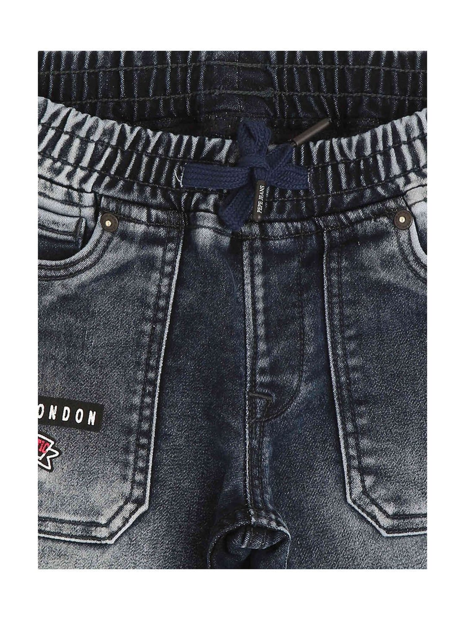 Pepe Jeans Boys Grey Solid Shorts