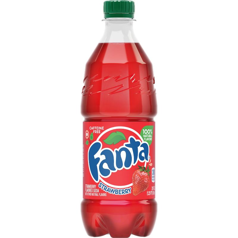 Fanta Strawberry Soda - 20 fl oz Bottle