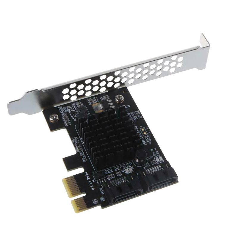 SATA PCI e adapter 2 ports SATA 3.0 to PCIe x1 x16 expansion adapter Card SATA 3 III PCI-e PCI express Converter Marvell 9125
