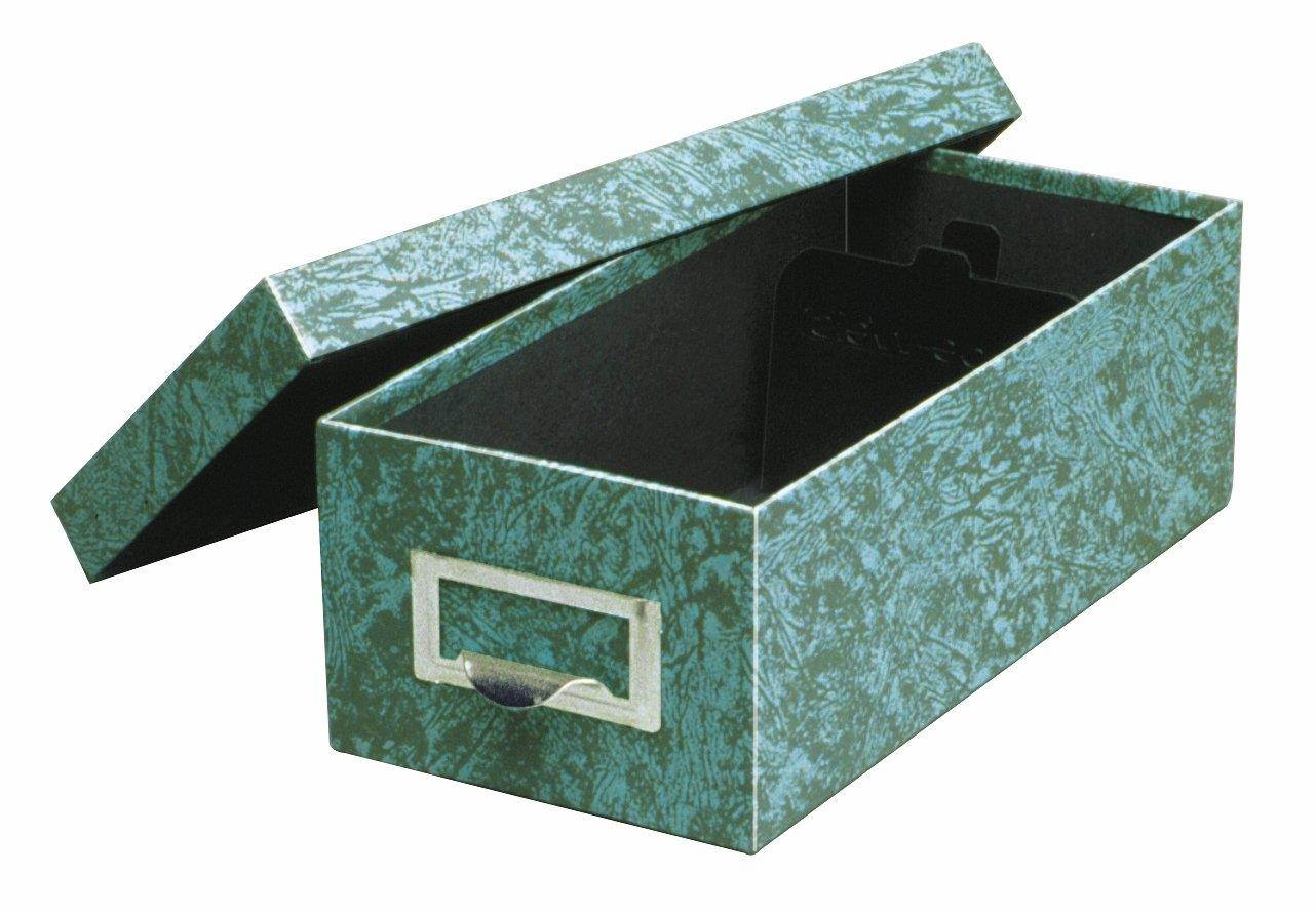 Globe-Weis/Pendaflex Fiberboard Index Card Storage Box, 5 x 8 Inches, Green (95 GRE)