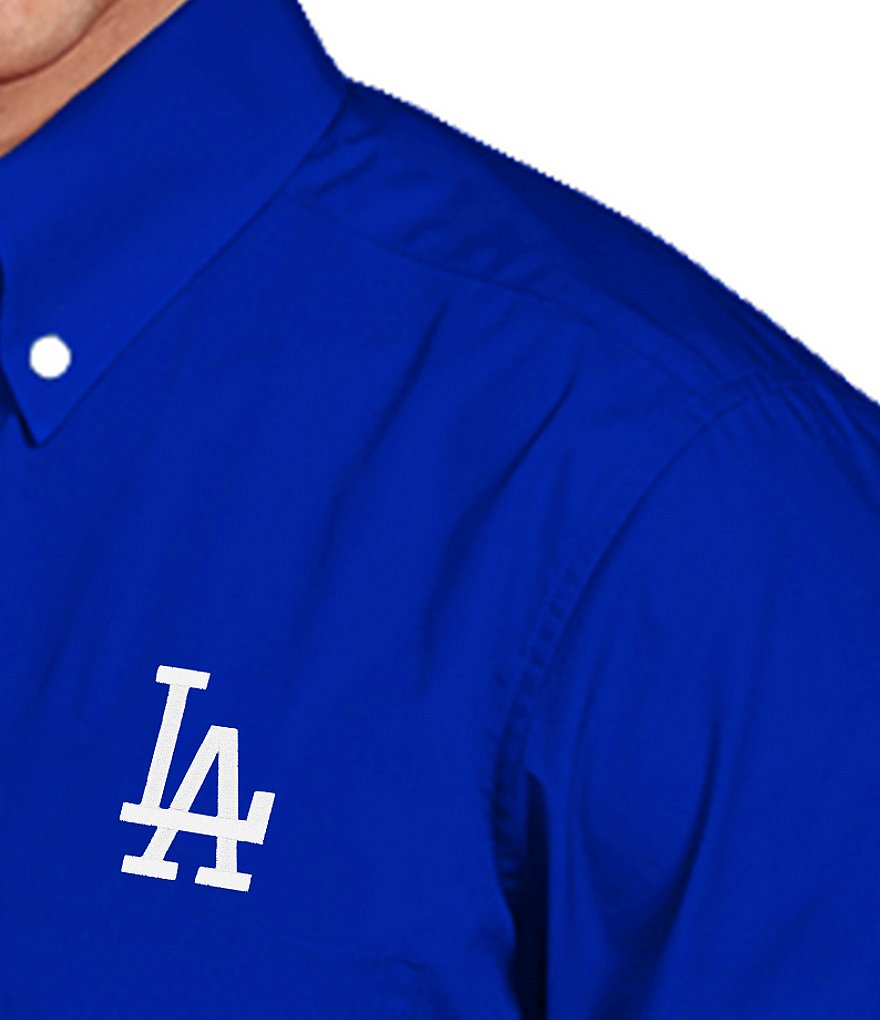 Antigua MLB Dynasty Long-Sleeve Woven Shirt