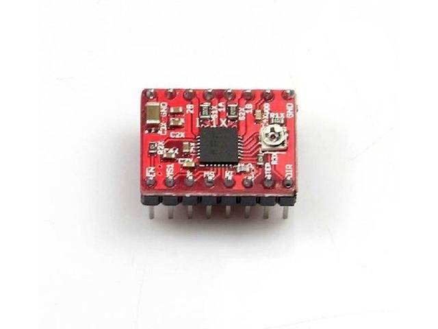 4pcs A4988 Stepper Motor Driver Module Red PCB with Heat Sink for CNC 3D Printer RepRap StepStick