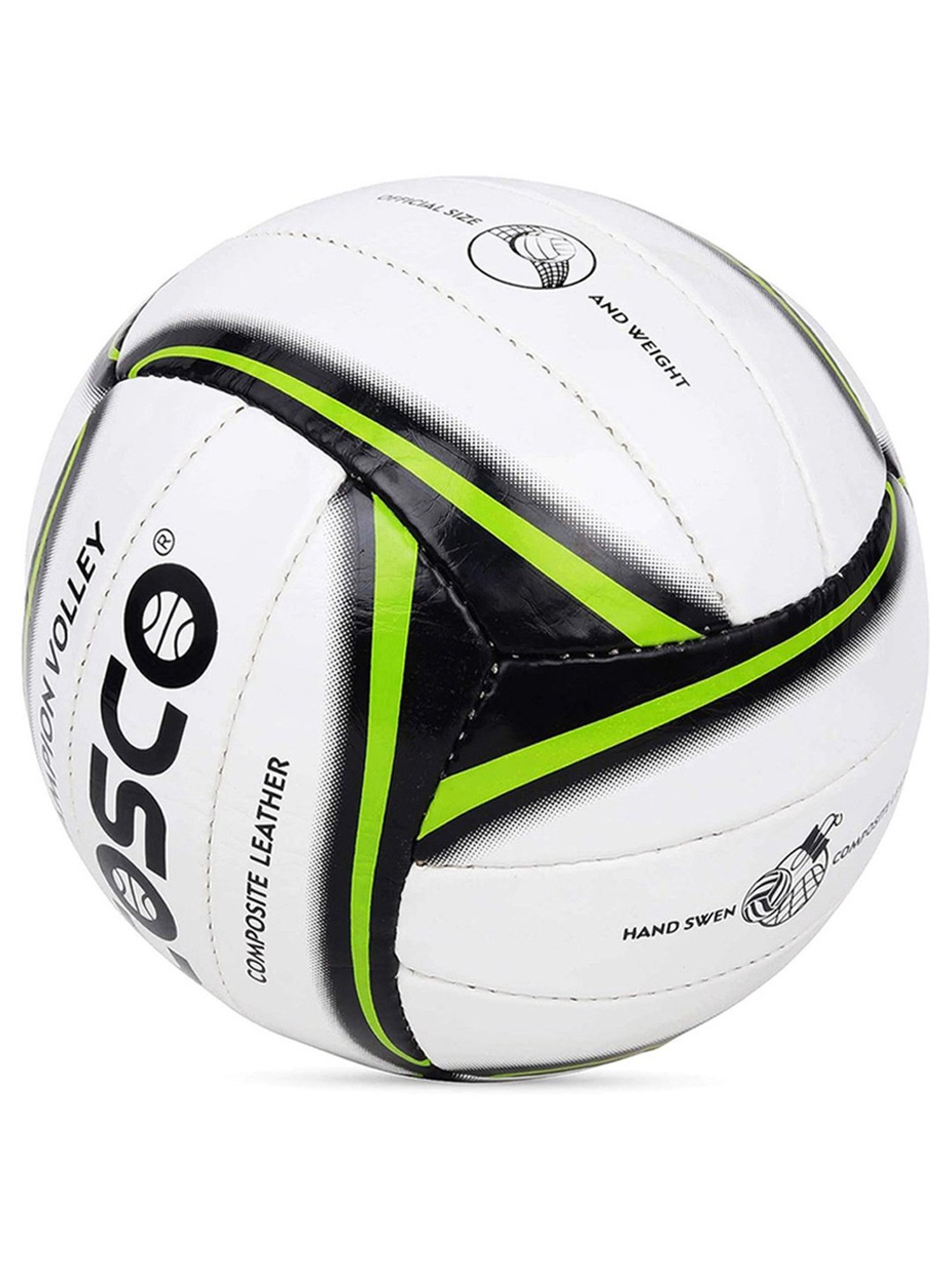 Cosco Champion Polyester Volleyball (White) Size - 4