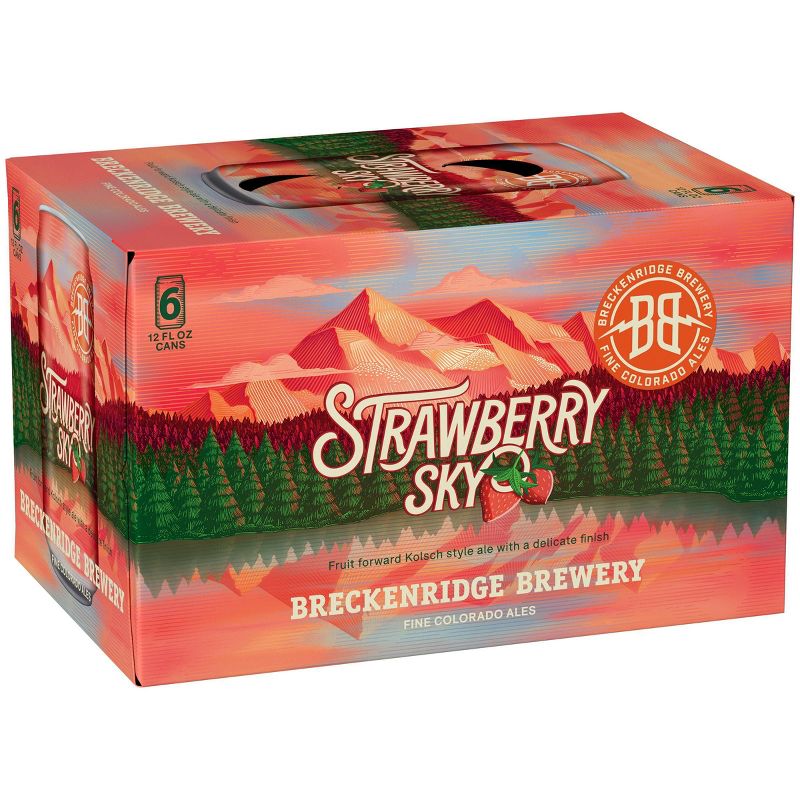 Breckenridge Strawberry Sky Kolsch Beer - 6pk/12 fl oz Cans