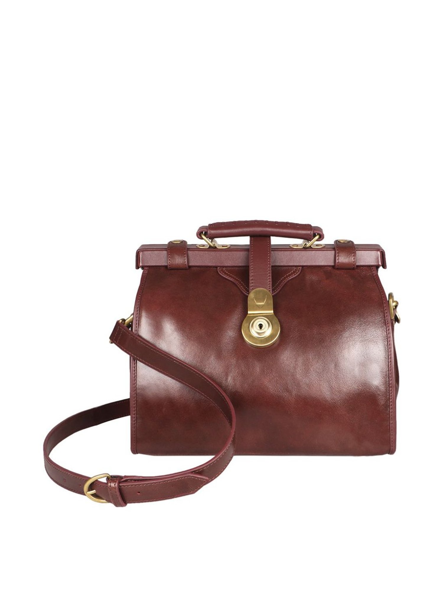 Hidesign Core Grazia Cherokie Mel Ranch Brown Solid Medium Doctor Handbag