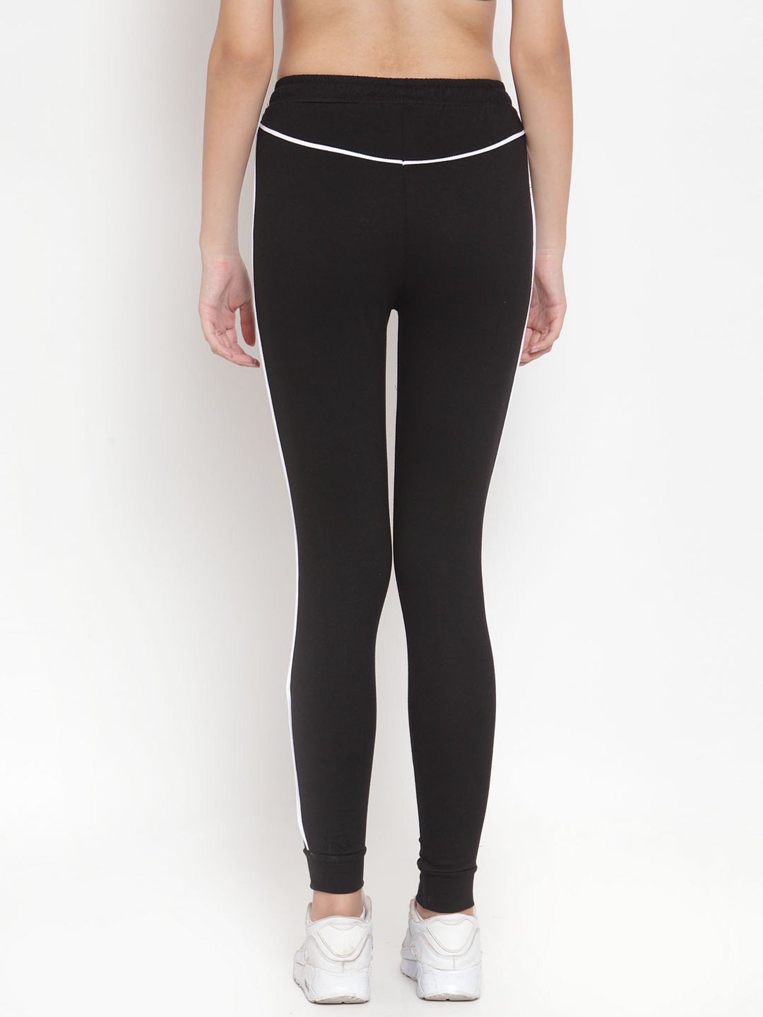 Boston Club Black Cotton Trackpants