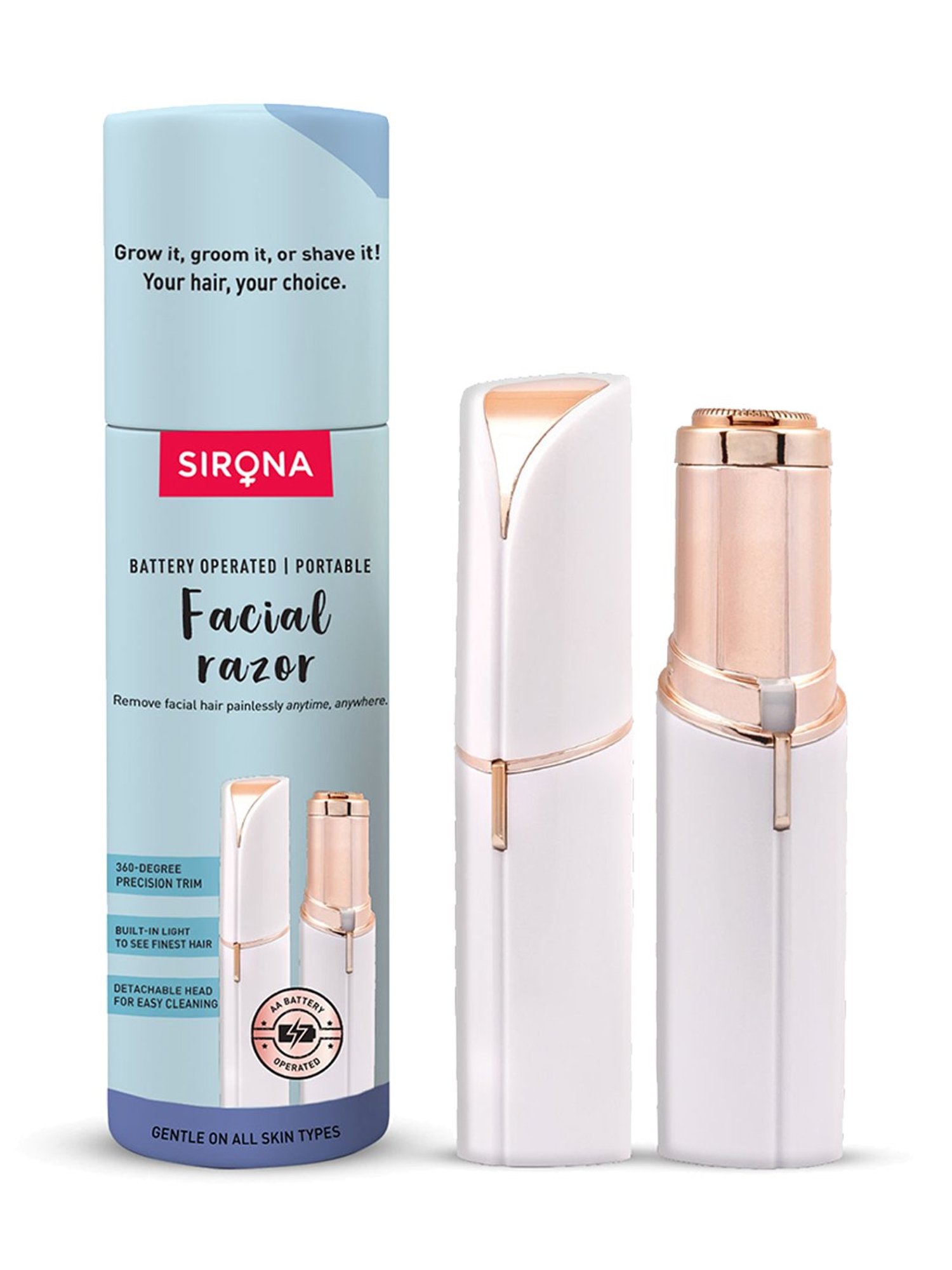 Sirona Portable Electronic Facial Razor