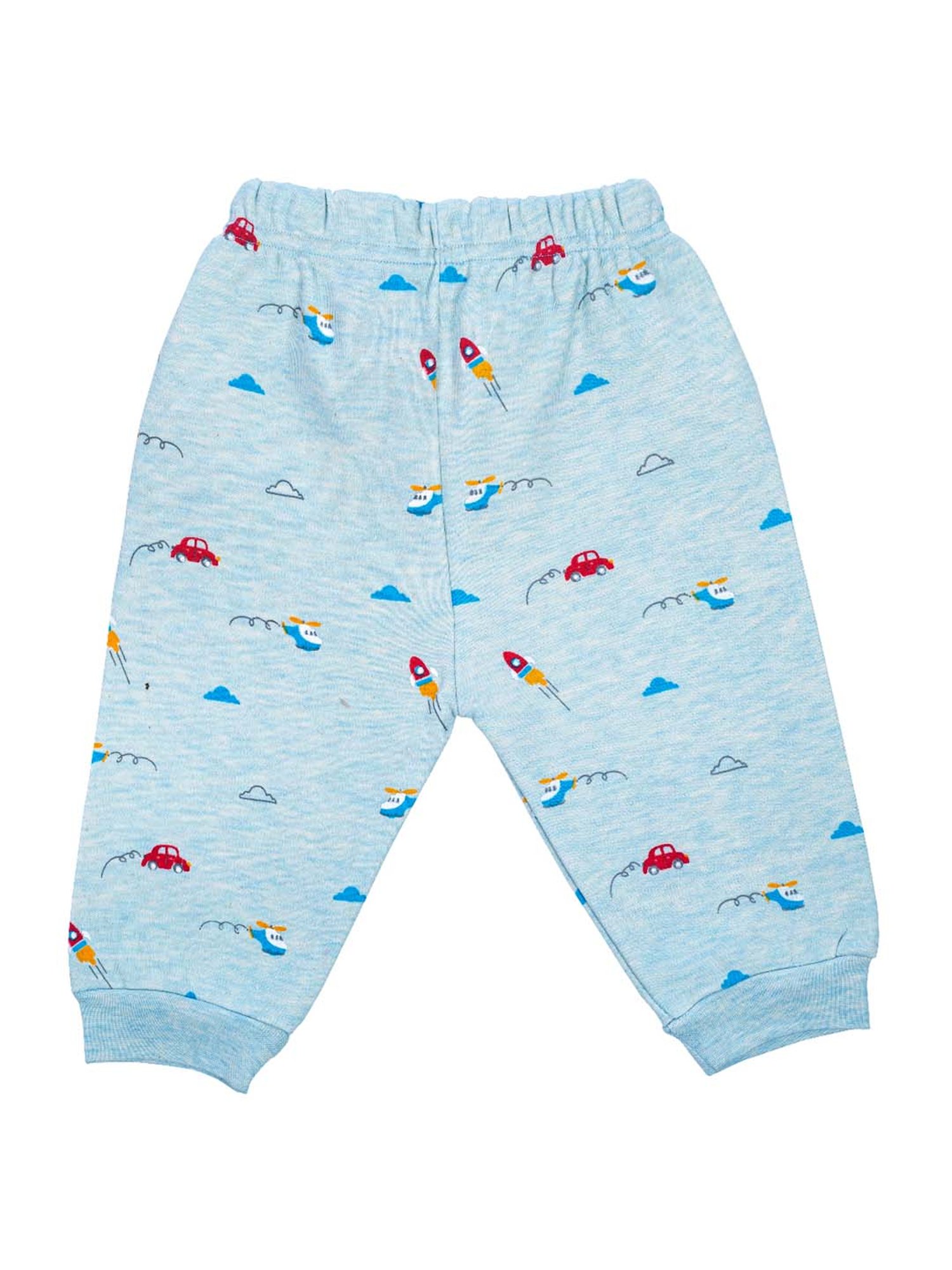 Mee Mee Boys Blue Printed Top & Joggers