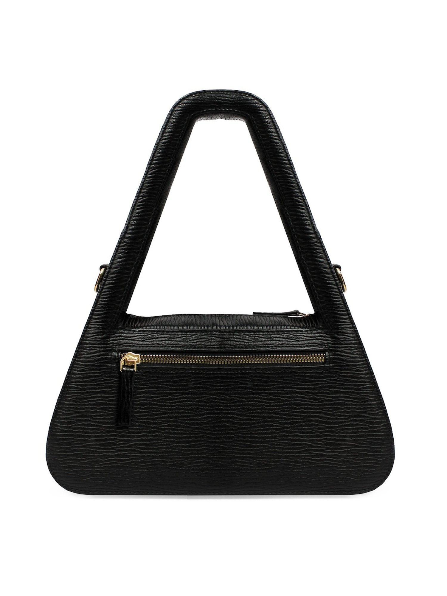 Modern Myth Black Textured Medium Handbag