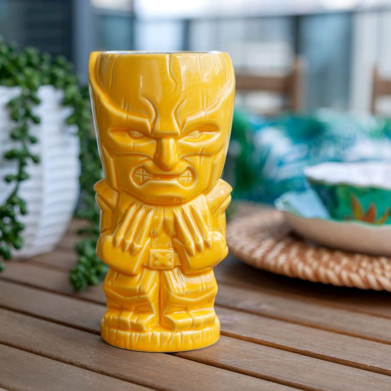 Beeline Creative Geeki Tikis Marvel Wolverine Ceramic Mug | Holds 16 Ounces