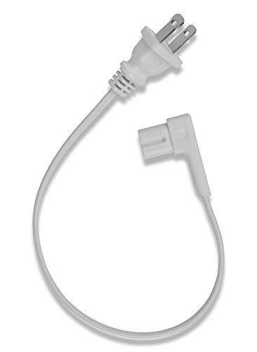 flexson short power cable for play:1 sonos speakers white