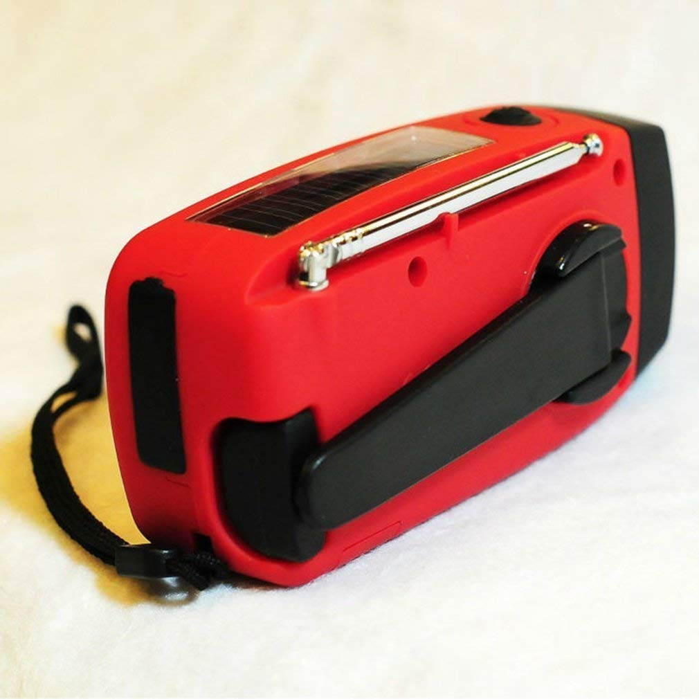 Protable Emergency Hand Crank Generator AM/FM/WB Radio Flashlight Charger Waterproof Emergency Survival Tools