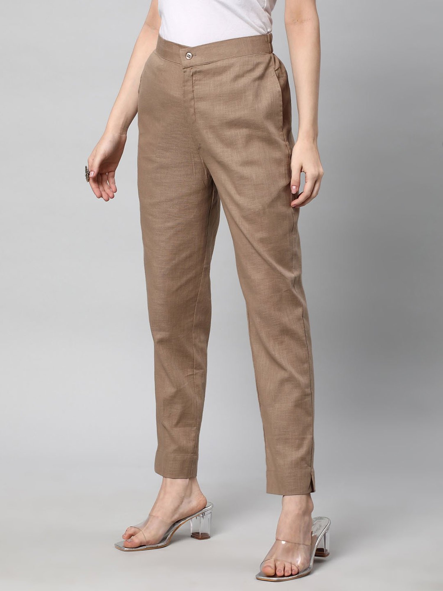 Kami Kubi Brown Linen Pants