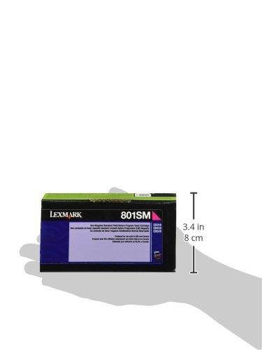 Lexmark 80C1SM0 Magenta Standard Yield Return Program Toner