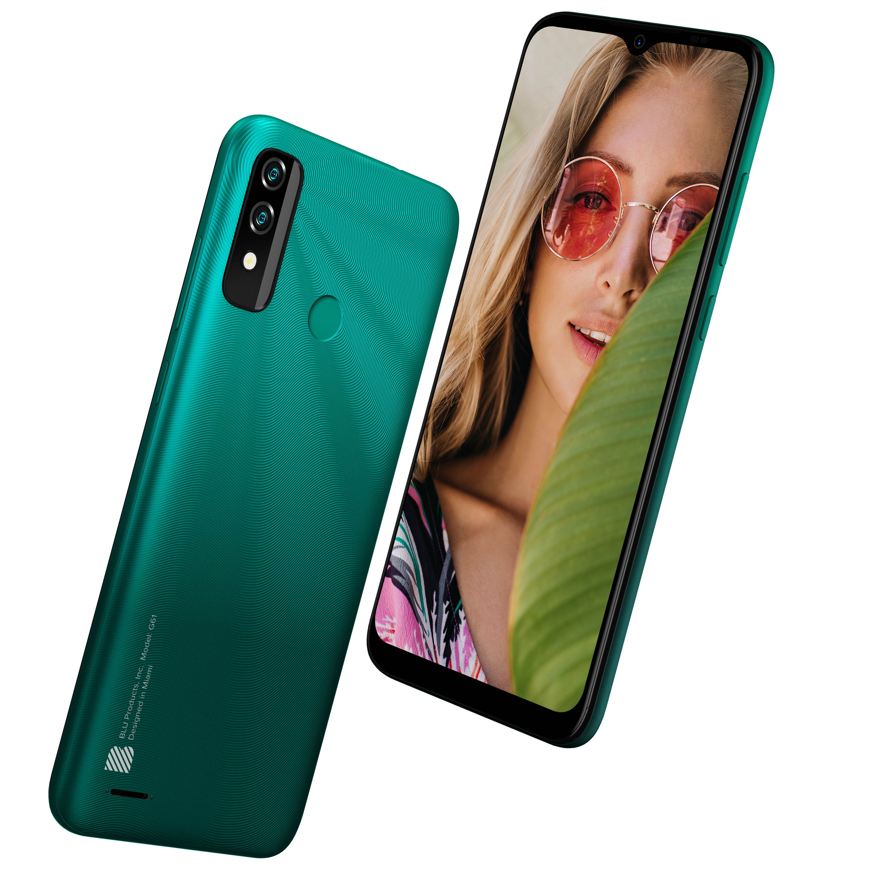 BLU G61 G0450WW 64GB Dual Sim GSM Unlocked Android Smartphone - Gradient Green
