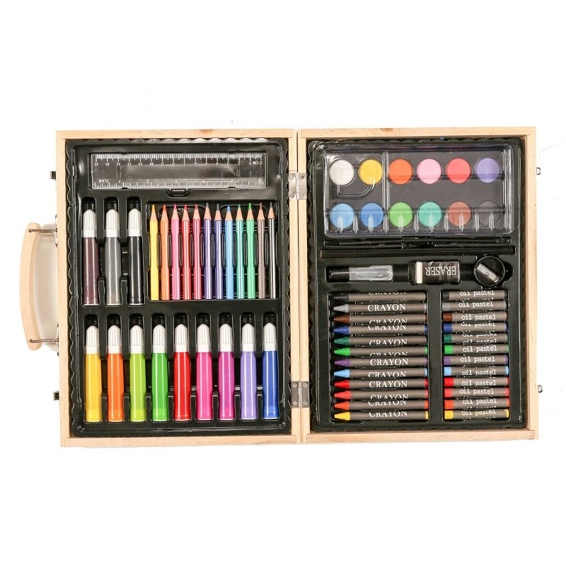 68pc Art Set with Wood Case - Modern Wonder