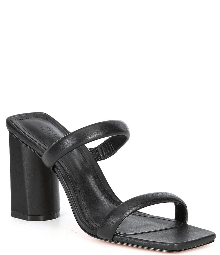 Schutz Ully Leather Slip-On Sandals