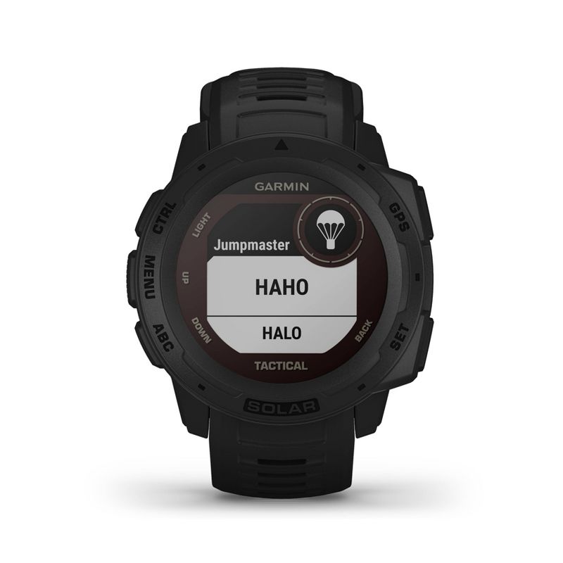 Garmin Instinct Solar Tactical Black Rugged GPS Smartwatch with Solar Charging