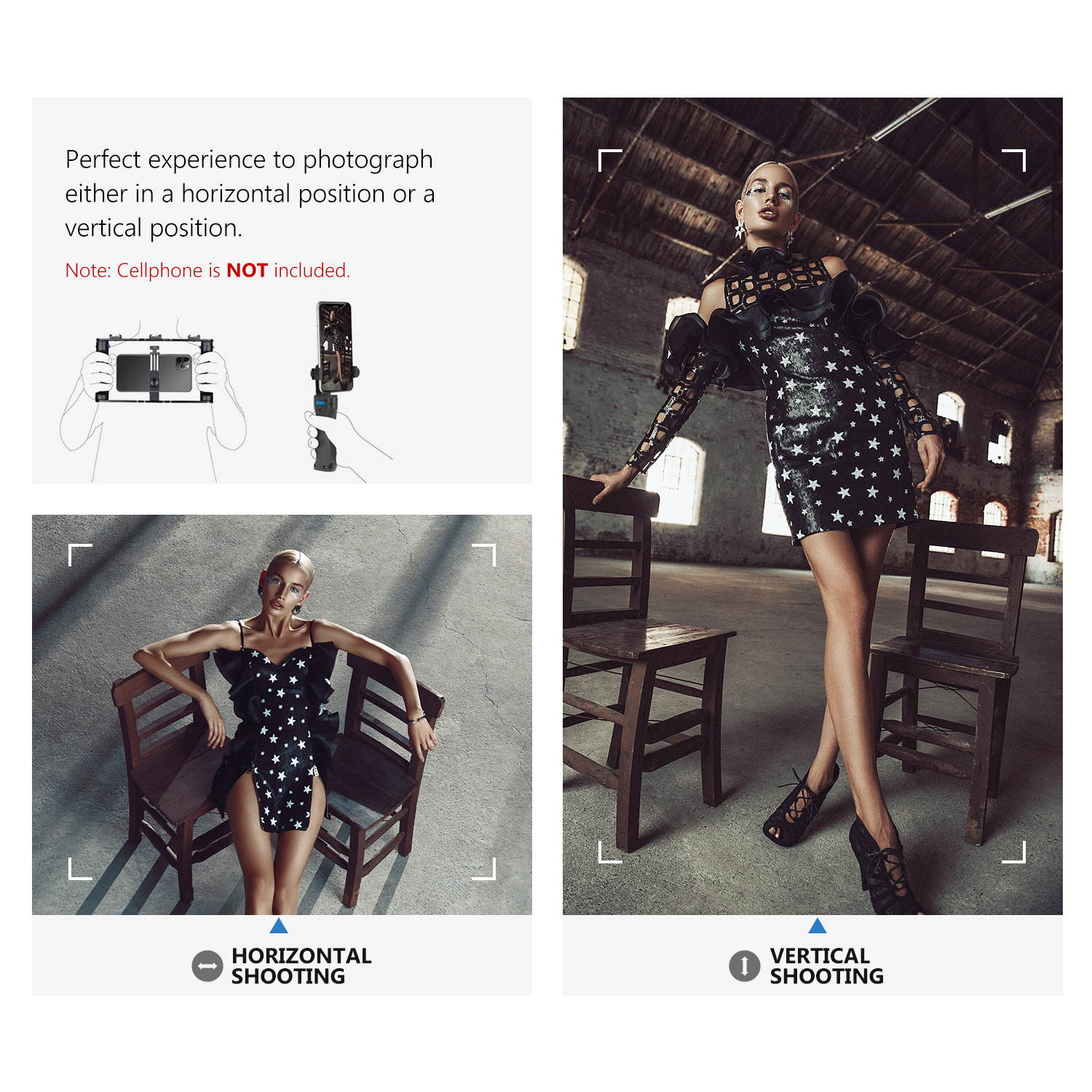 Neewer Aluminum Smartphone Video Rig, Filmmaking Case, Phone Video Stabilizer Grip Tripod Mount for Videomaker Film-Maker Video-grapher Compatible with iPhone 11 11 Pro 11 Pro Max X Xs Huawei Samsung