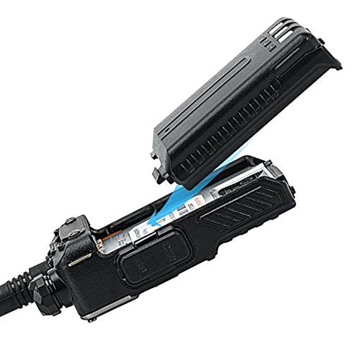 BaoFeng UV-5R Pro Dual Band Two Way Radio with one More 3800mAh Battery, Hand Mic, Acoustic Tube Surveillance Earphone, USB Programming Cable, NA-771 Antenna and SRH805S Antenna Radio