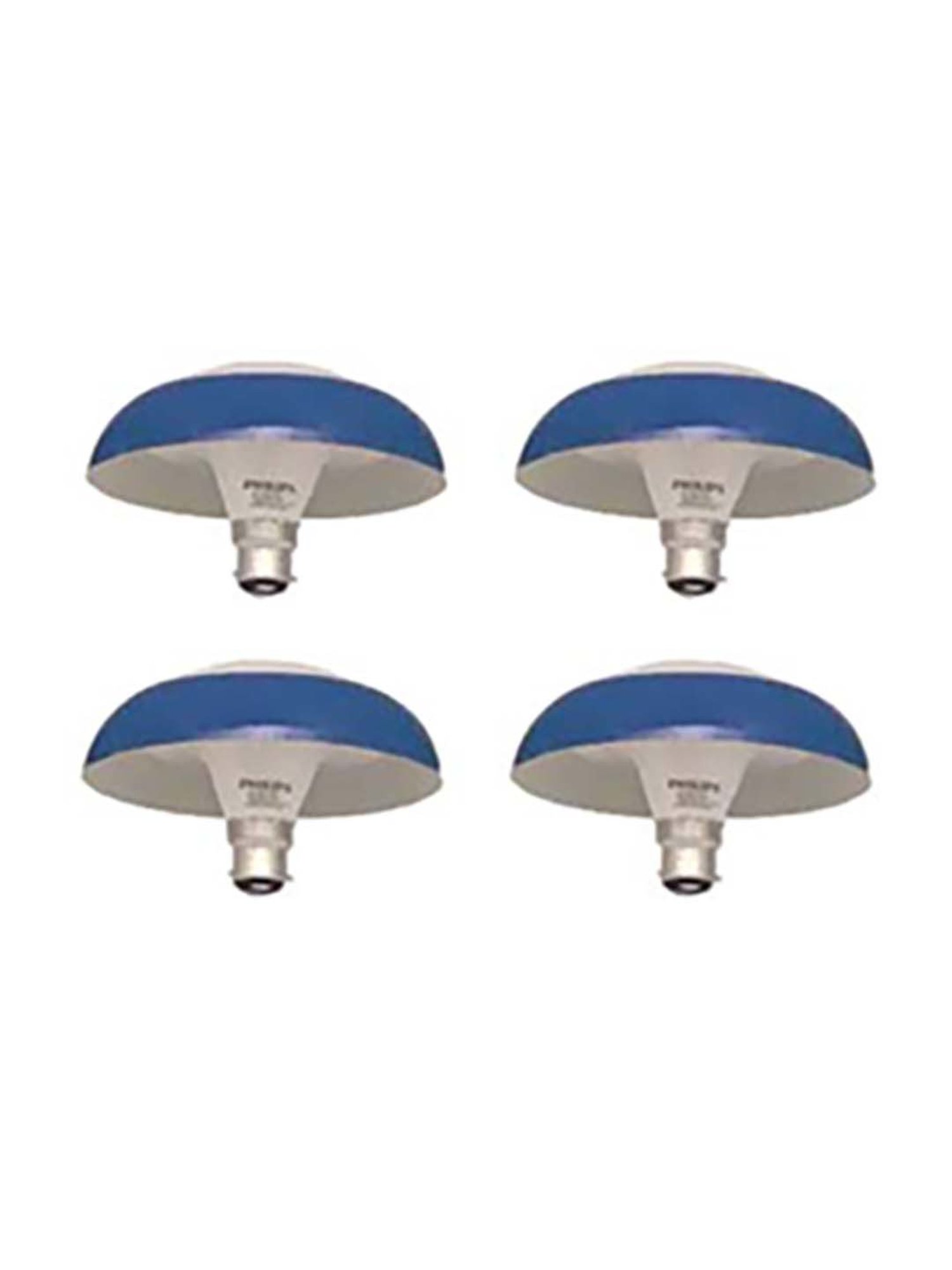 Philips 8 watt LED Deco Ring Bulb (Blue) Pack of 4