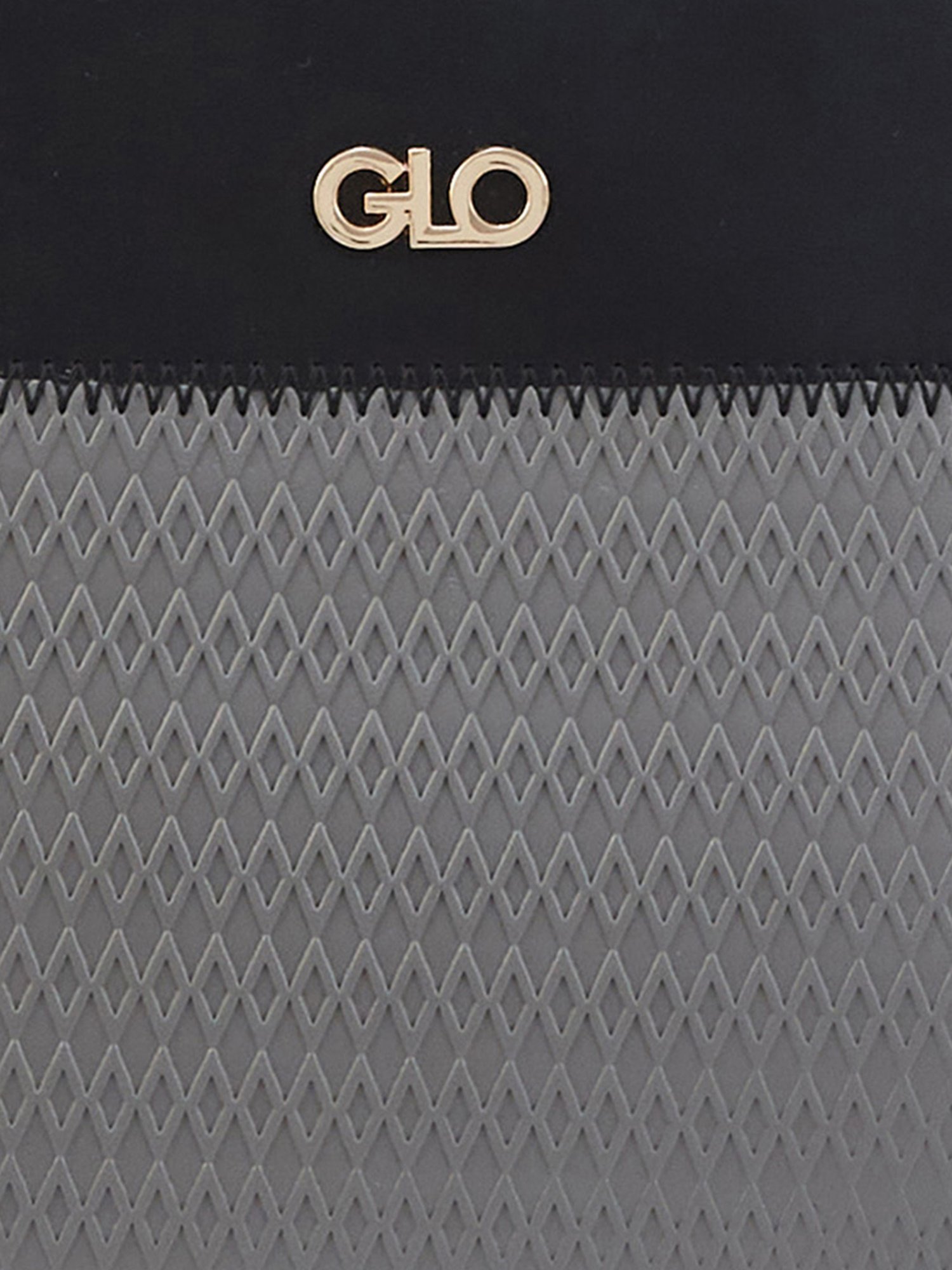 Globus Black Color Block Medium Shoulder Bag