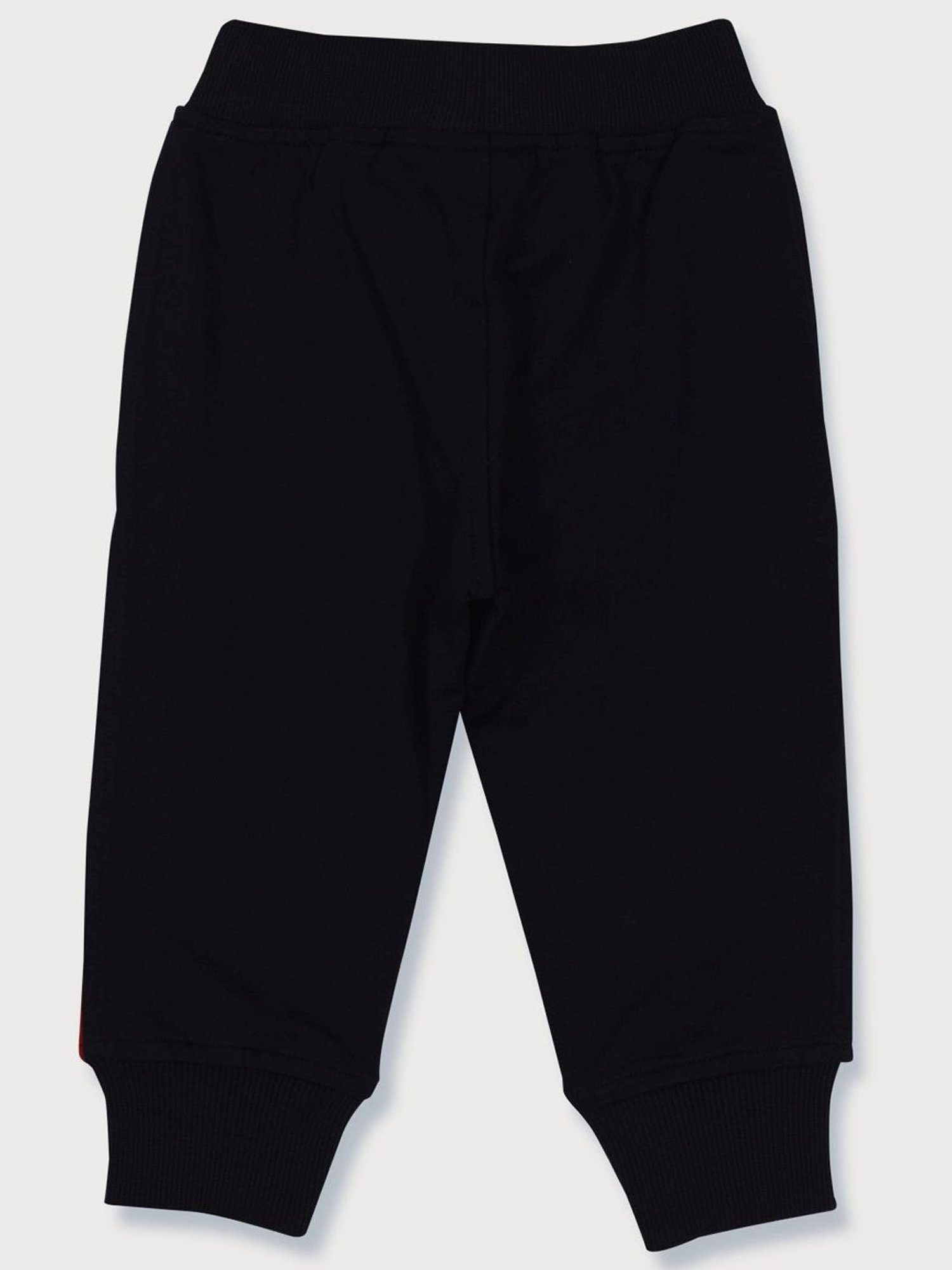 GJ baby Kids Navy & Red Cotton Color Block Full Sleeves Sweatshirt Set