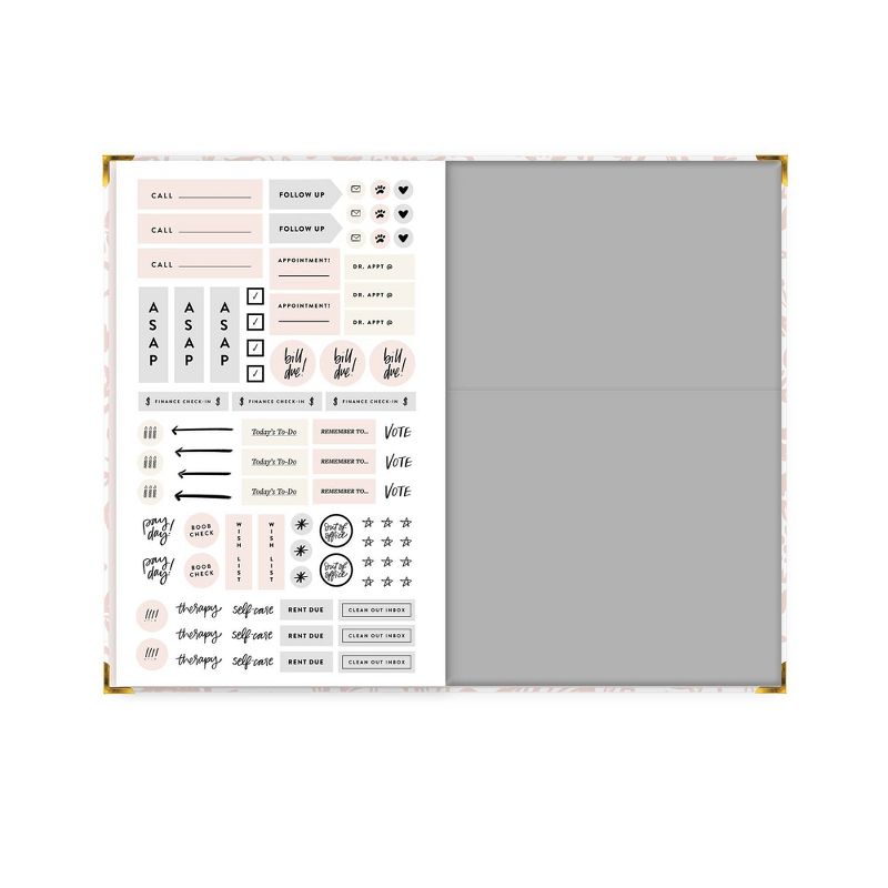 2021 The Everygirl Planner 5" x 8" Hard Cover Weekly/Monthly Bookbound Sadie - Blue Sky