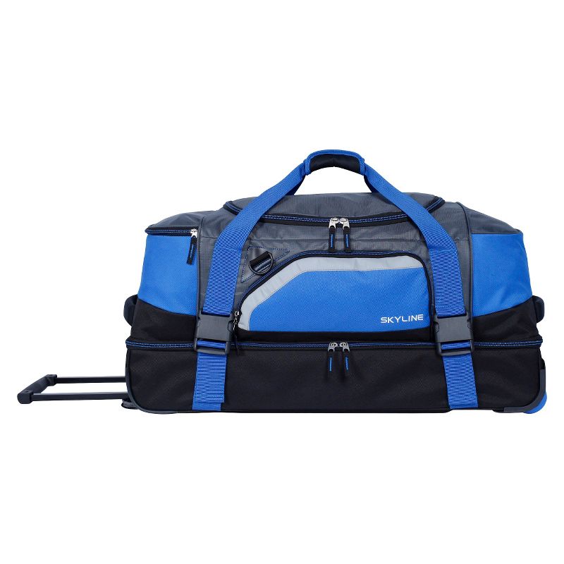 Skyline 30" Drop Bottom Duffel Bag - Blue