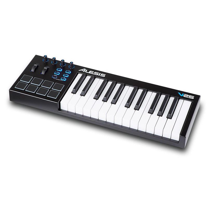 Alesis Q25 25-Key MIDI Keyboard Controller Packages Production Package