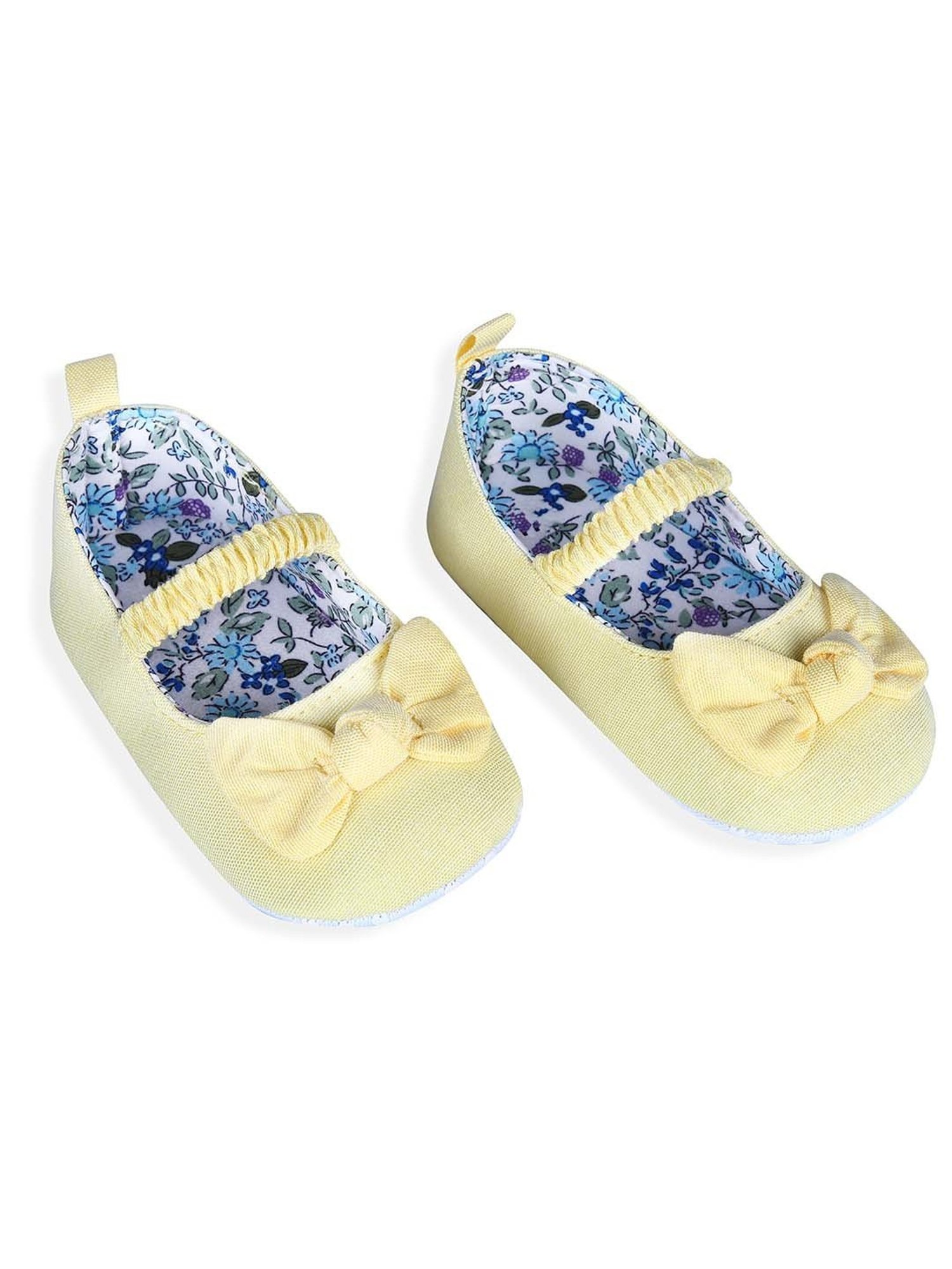 Baby Moo Kids Yellow & Blue Mary Jane Shoes