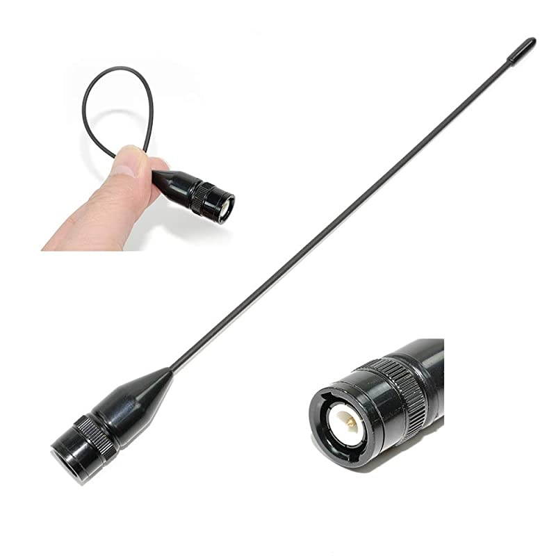 Slim BNC WideBand Scanner Antenna for Uniden BCD325P2 BC75XLT BC125AT Whistler TRX1 WS1080 WS1040 RadioShack pro Icom AOR Yaesu ARDV10 Alinco