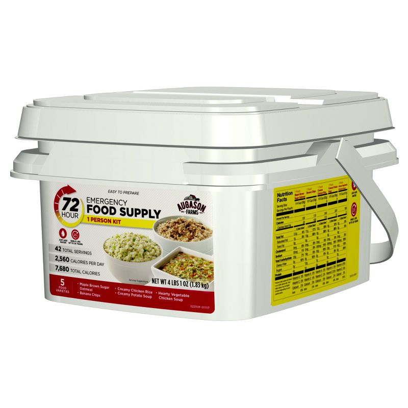 Augason Farms 72-Hour 1-Person Emergency Food Supply Kit - 4lb Pail