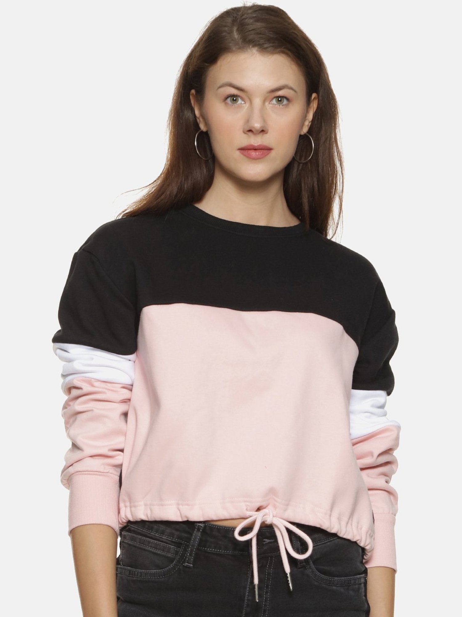 KENDALL + KYLIE Multicolored Printed Hoodie