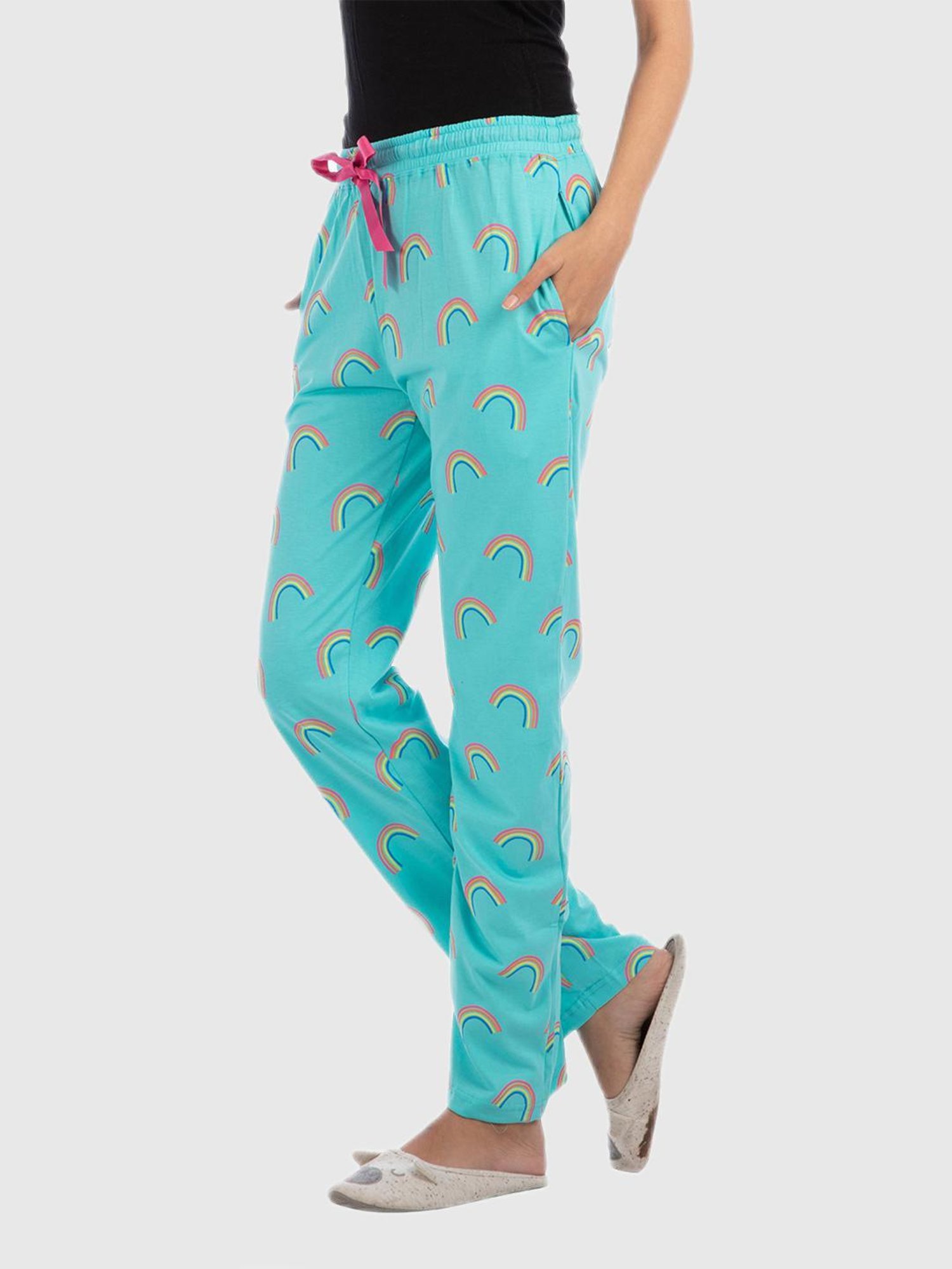 Nite Flite Green Print Track Pants