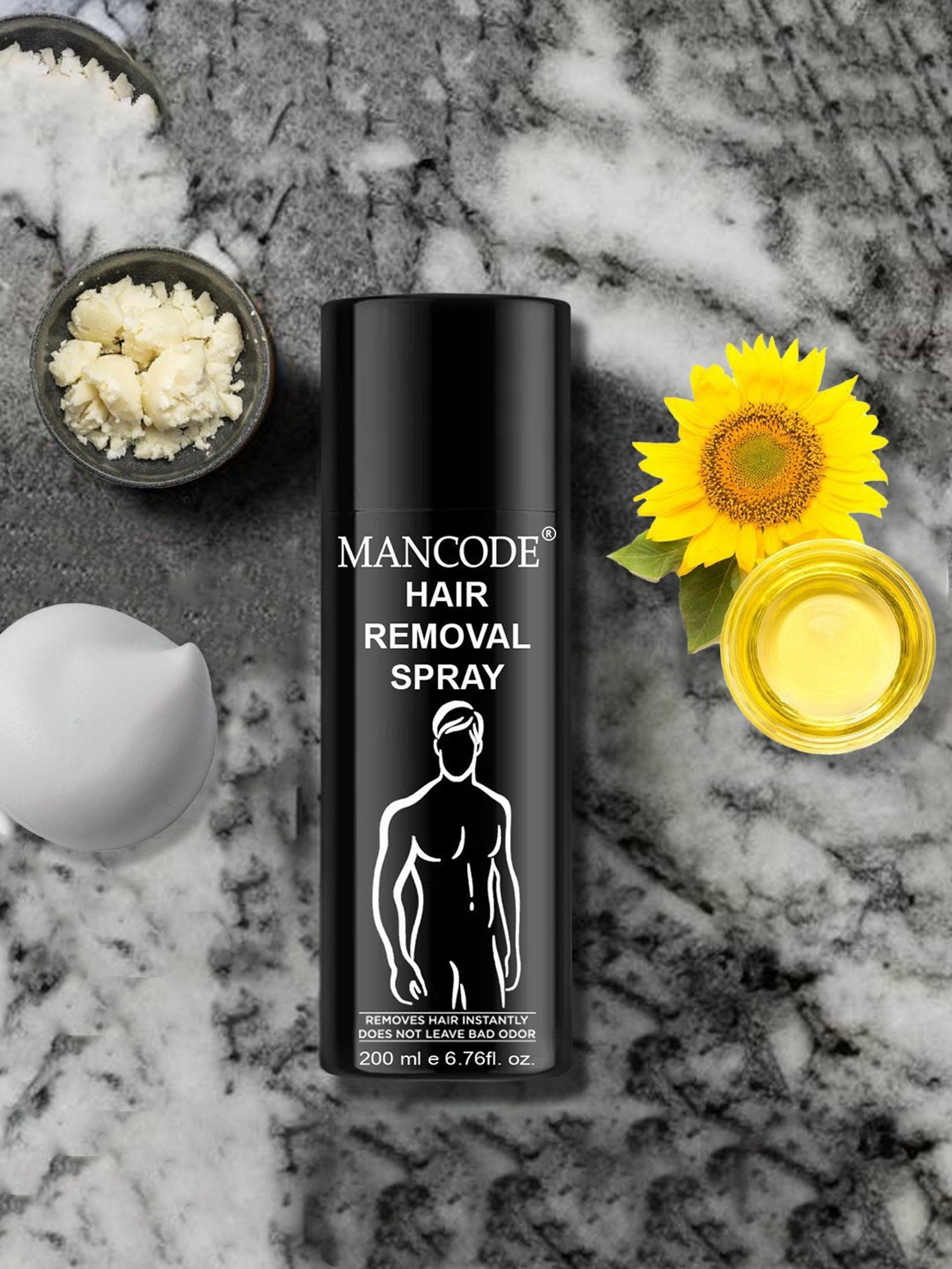 Mancode Hair Removal Spray - 200 ml