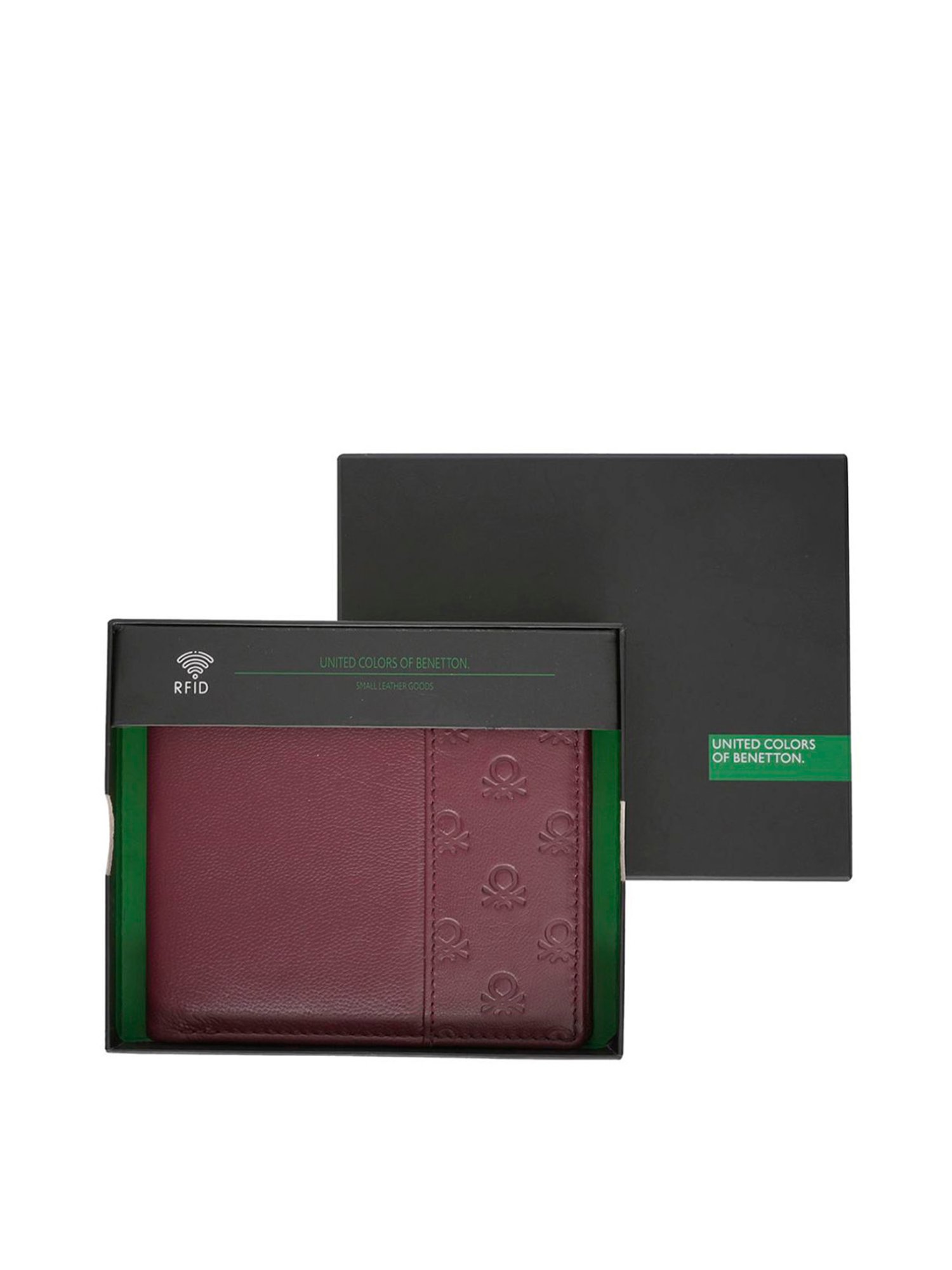 United Colors of Benetton Genaro Wine Leather Solid Bi-Fold Wallet