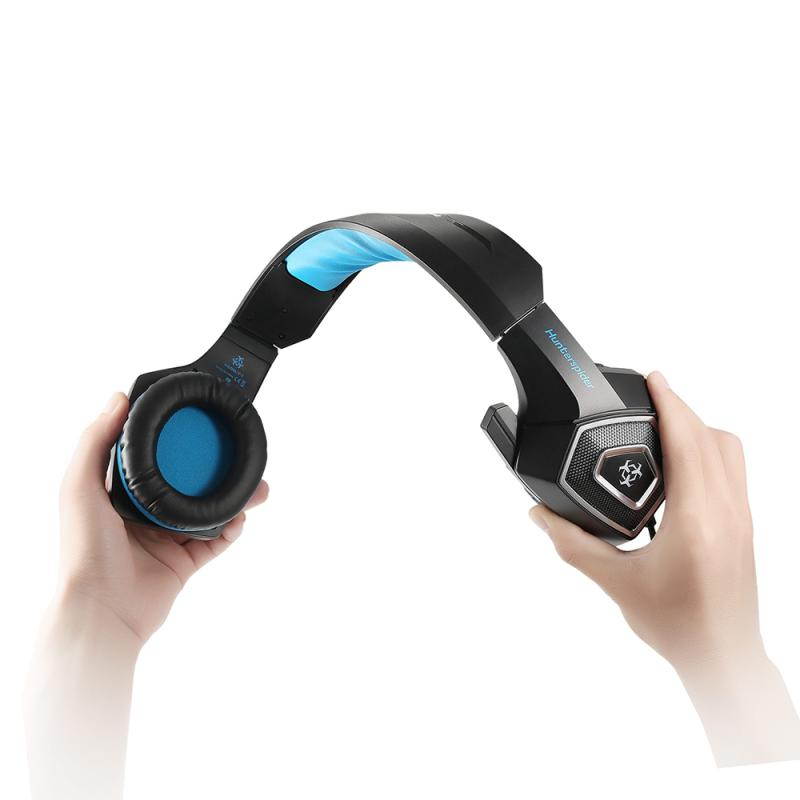 Dual Ear Canal Bass Gaming Headset With Microphone 3.5 Mm Jack For Smart Audio Gaming Devices For PC And PS4