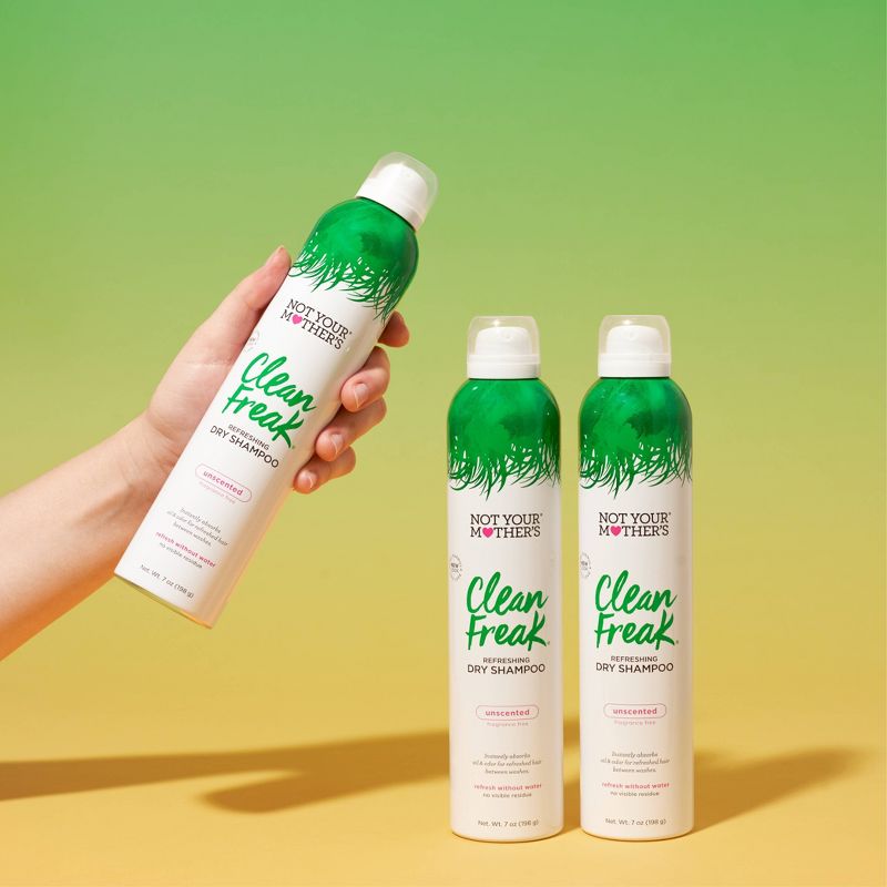 Not Your Mother's Clean Freak Unscented Refreshing Dry Shampoo - 7oz