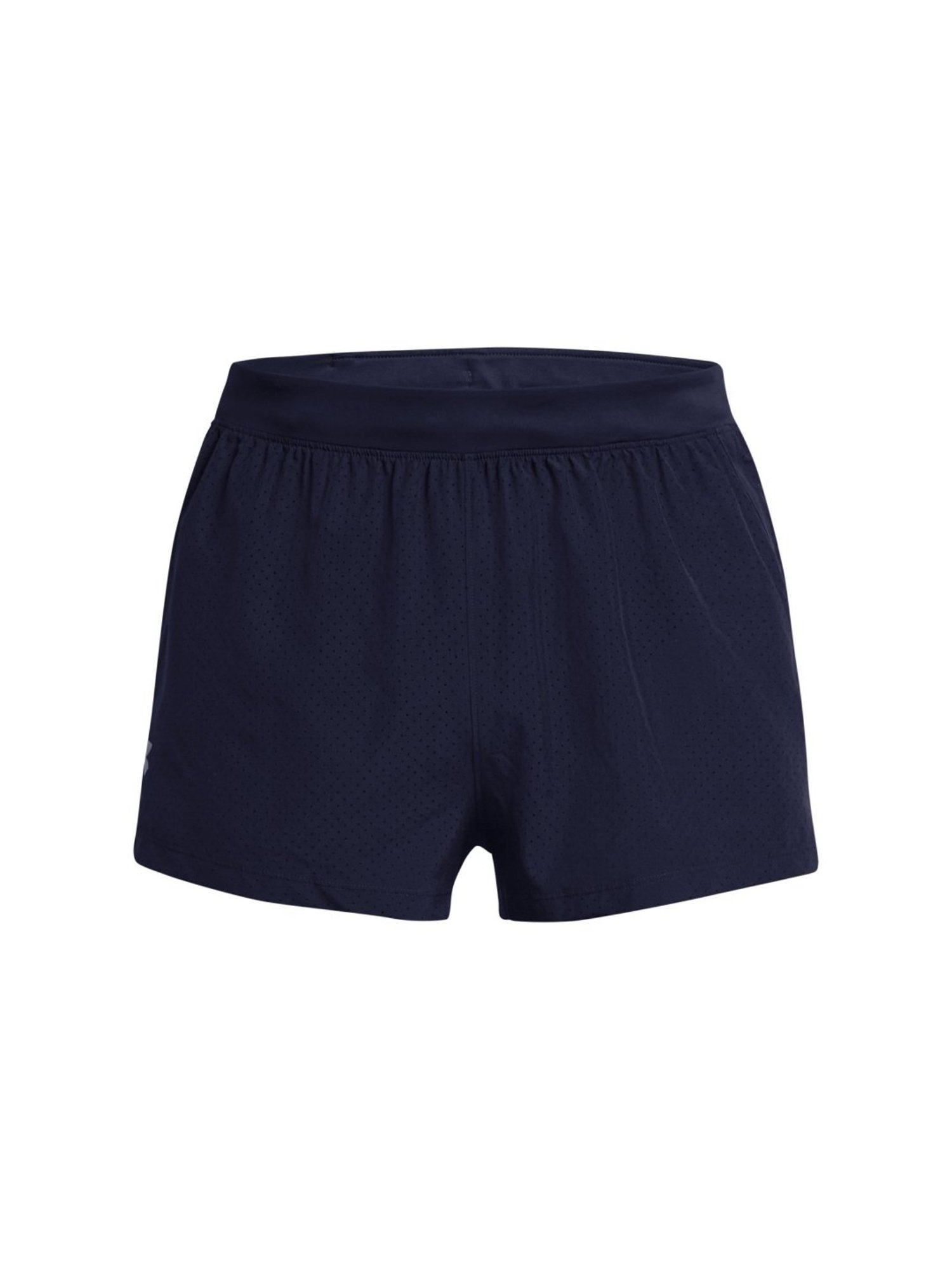 Under Armour Blue Fitted Logo Printed Shorts