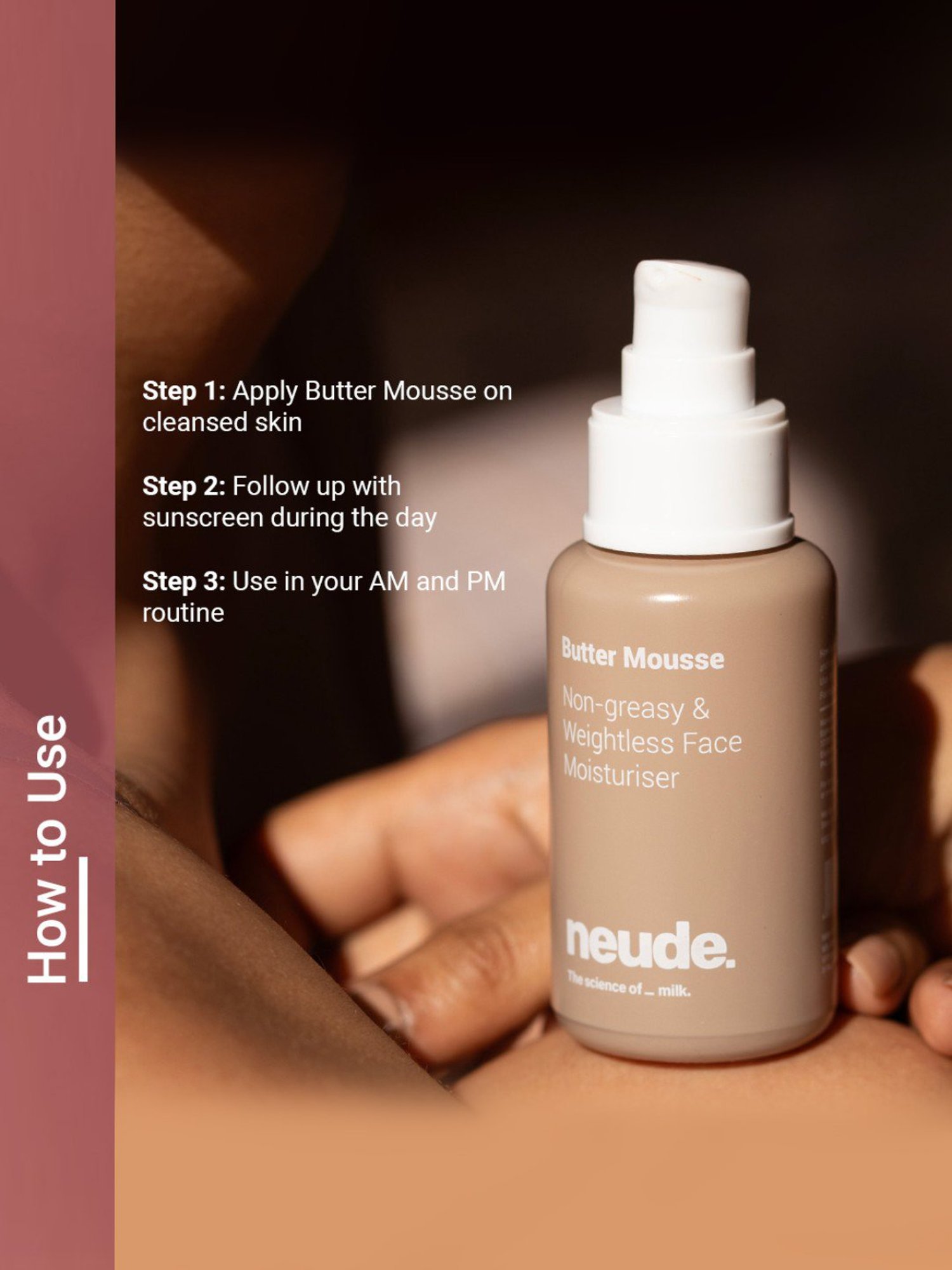 Neude Butter Mousse Non-Greasy & Weightless Face Moisturiser - 50 ml