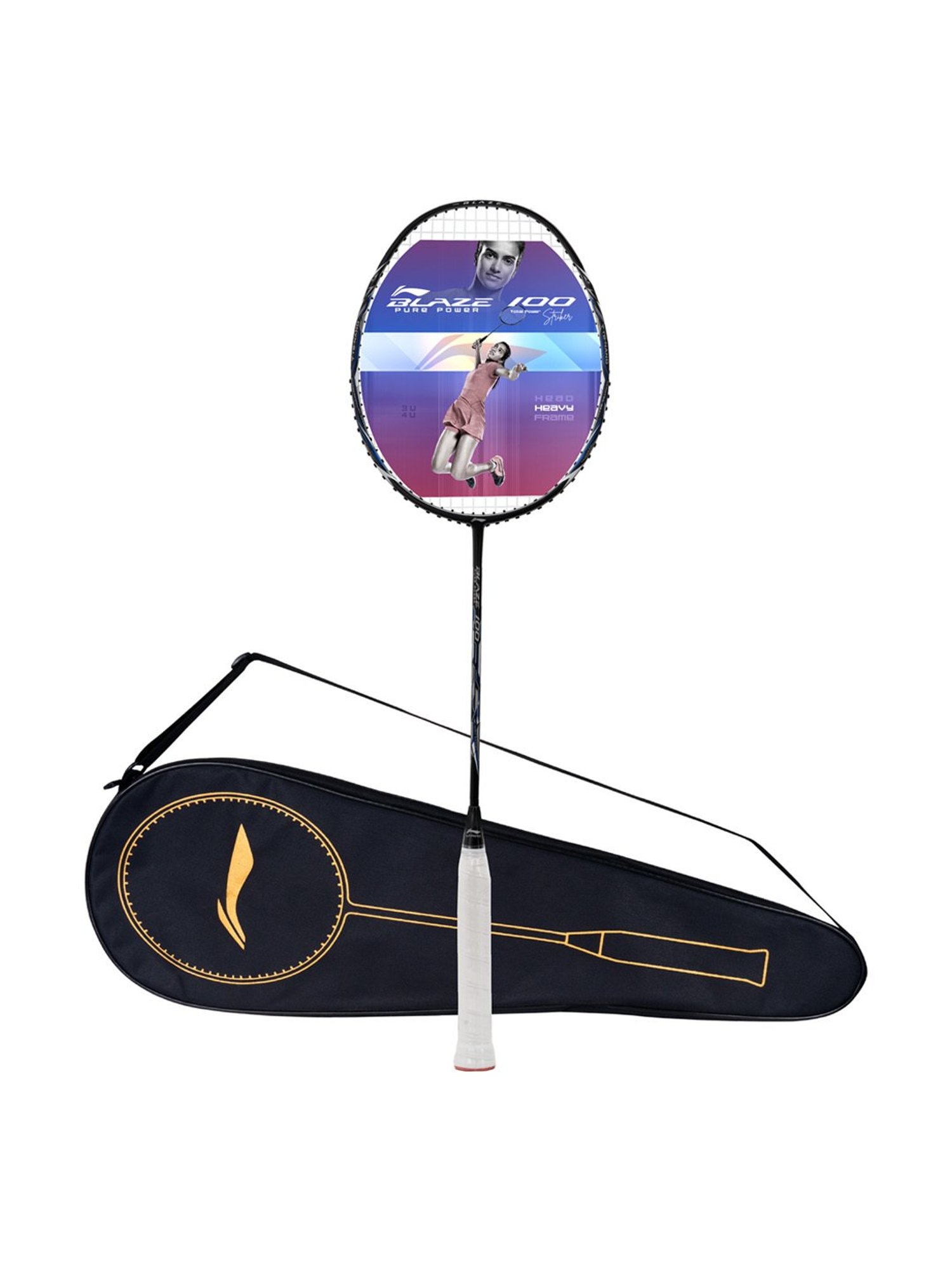 Li-Ning Blaze 100 Badminton Racket (Navy Blue) Size - Medium