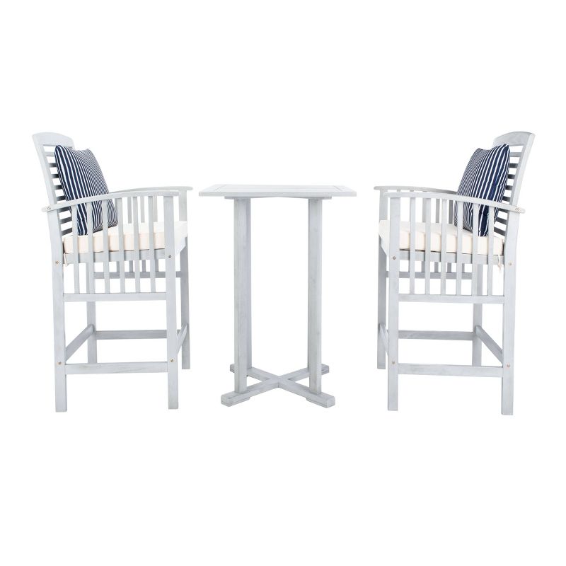 3pc Ludwig Folding Bistro Set - Royal Garden
