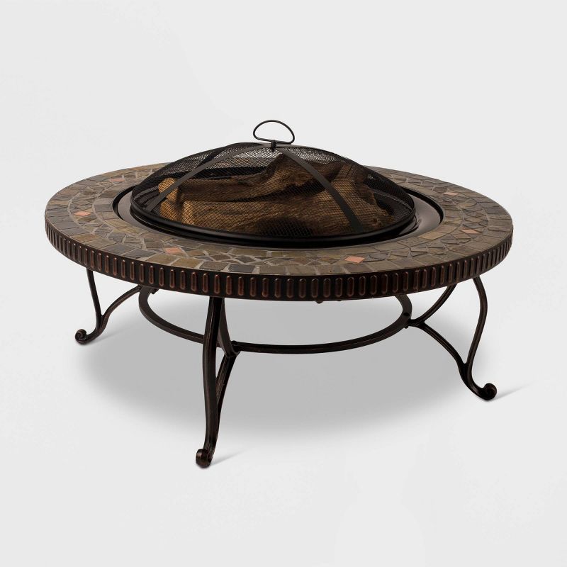 Pleasant Hearth 34" Elizabeth Slate Fire Pit