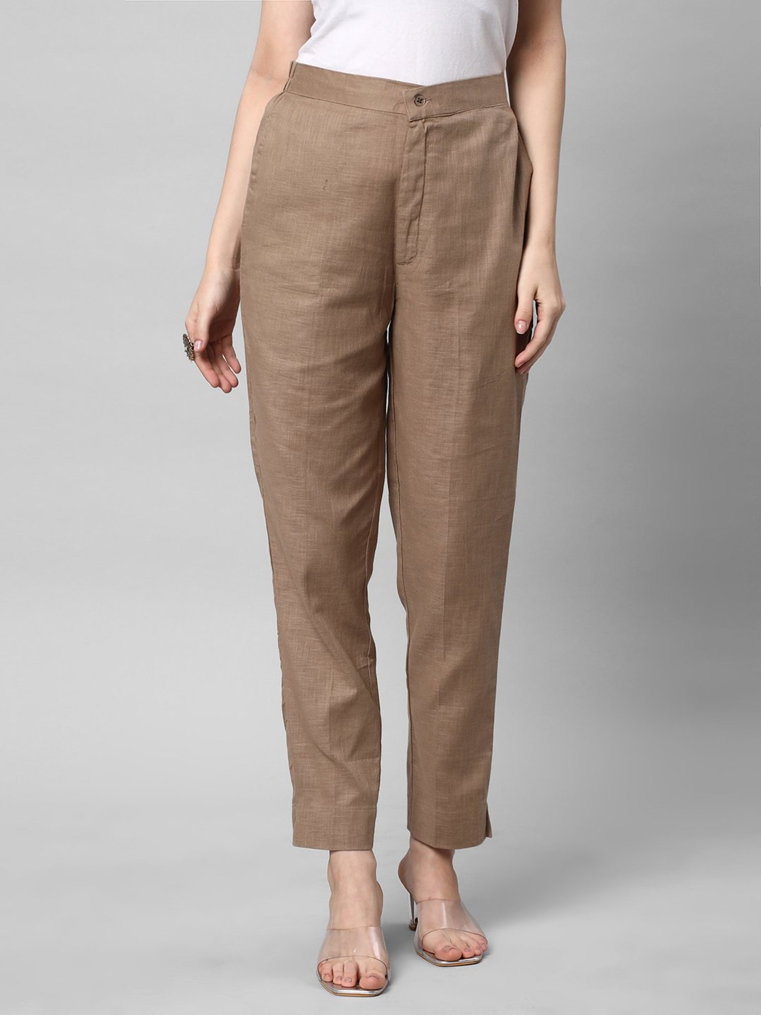 Kami Kubi Brown Linen Pants